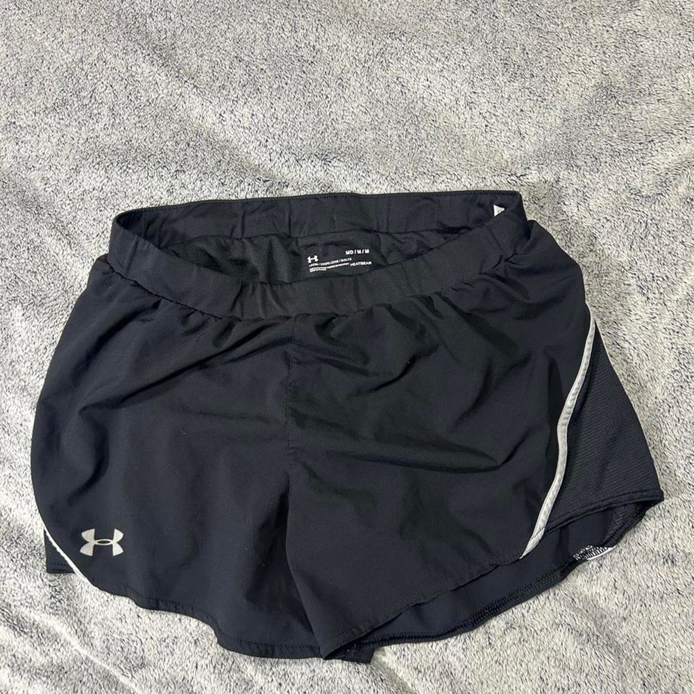 Under Armour black running shorts women's medium